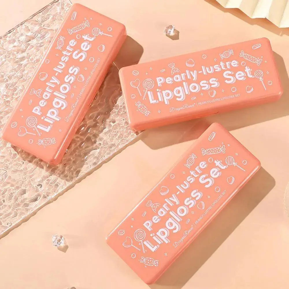 10pcs Dragon Ranee Pearly Lustre Lip Gloss Set Dragon Ranee