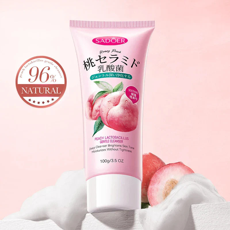SADOER Organic Fruit Peach Cleanser Oil Control Facial Cleanser - 100gm Sadoer