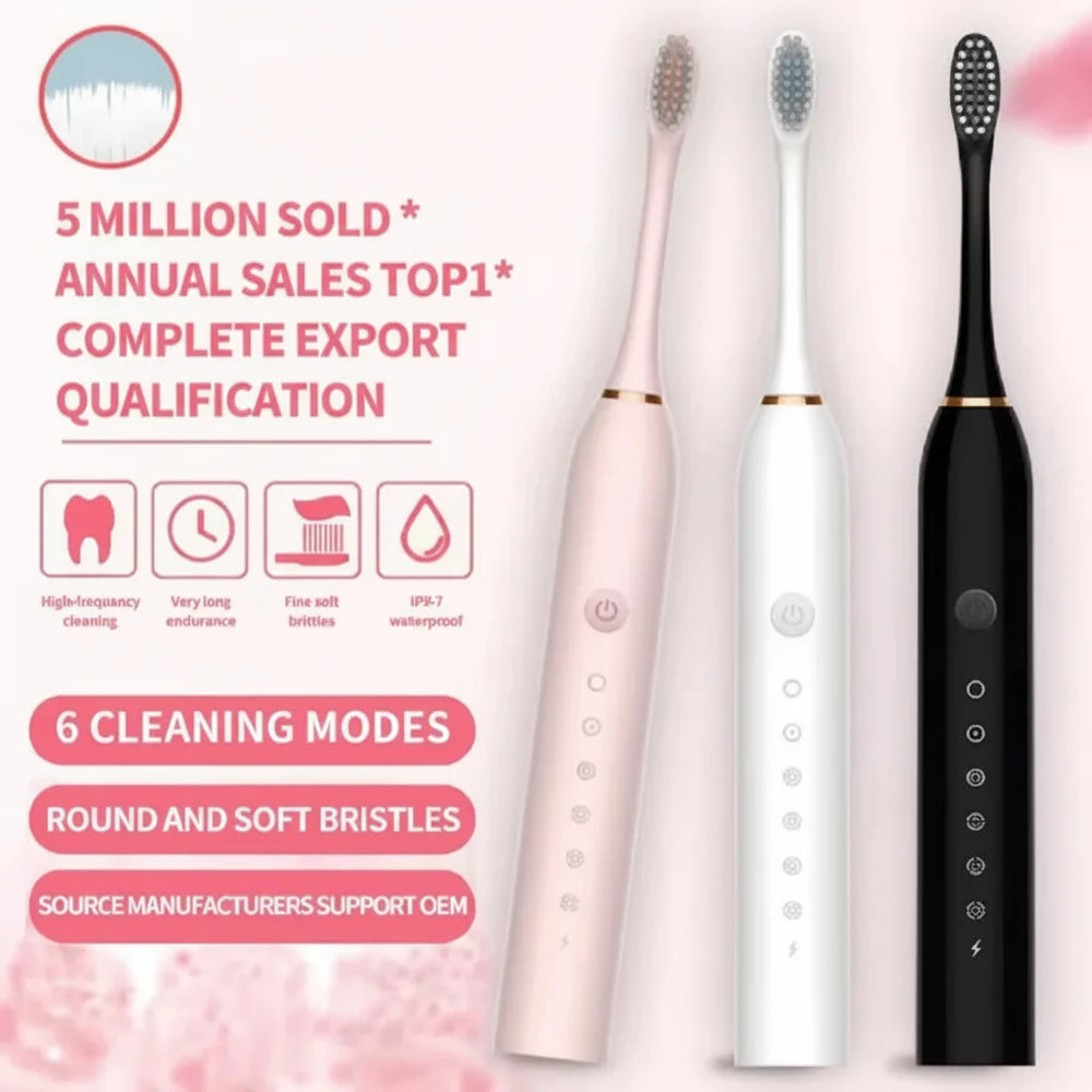 Sonic Electric Toothbrush for Adults IPX7 Waterproof Cosmia.pk