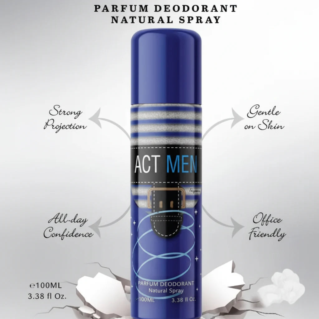 Shifan's Act Men Perfume Deodorant Natural Spray - 100ml Shifan's