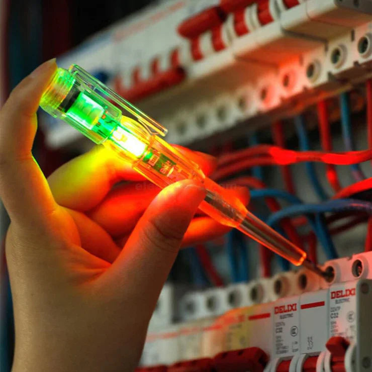 Intelligent Voltage Tester Pen AC/DC 24-250V Indicator - Each Cosmia.pk