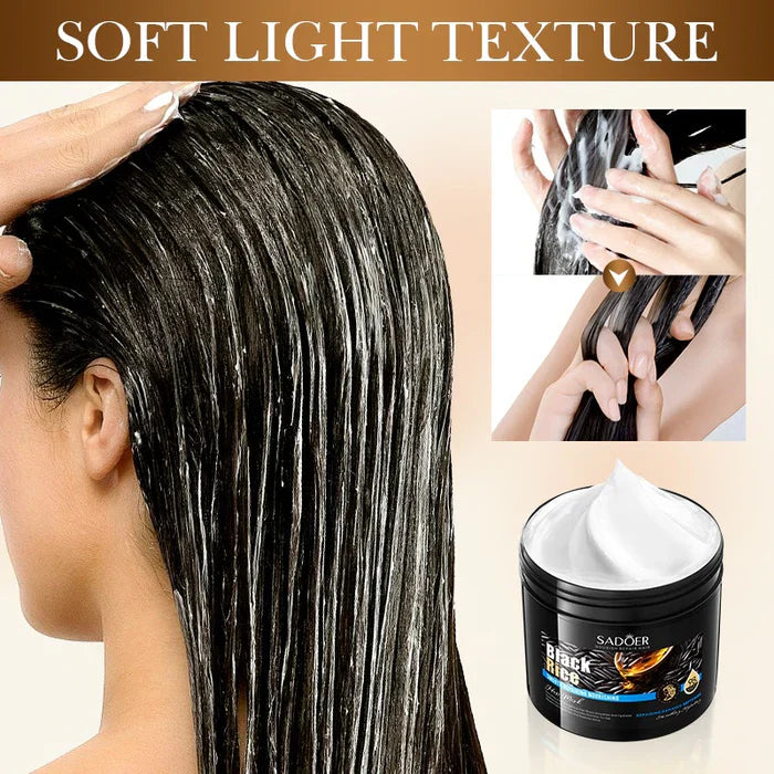 SADOER Black Rice Smooth Repairing Hair Mask - 500g Sadoer