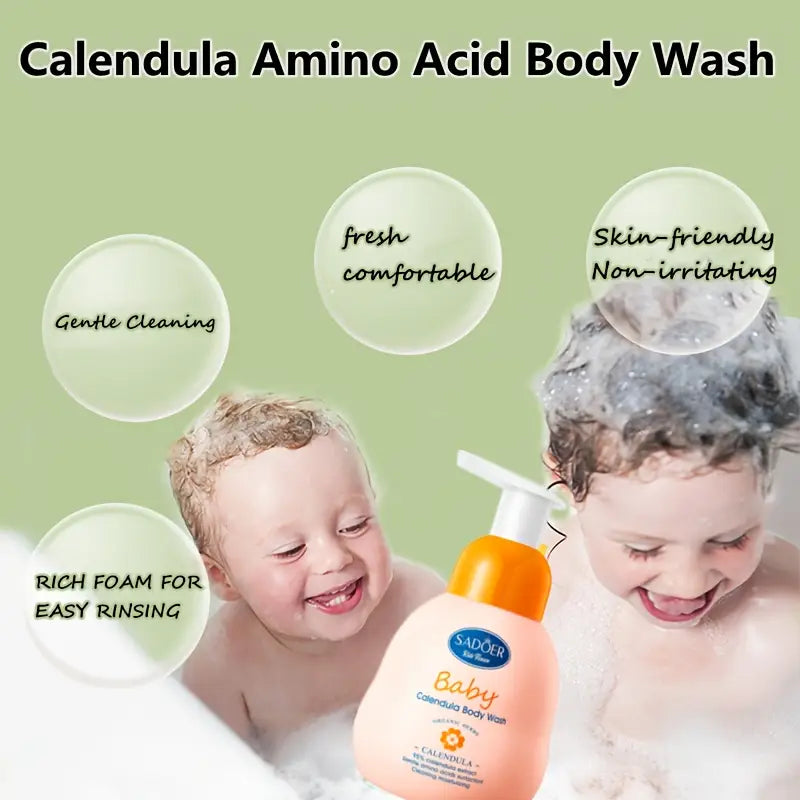 SADOER Baby Calendula Amino Acid Mild Body Wash - 380ml Sadoer