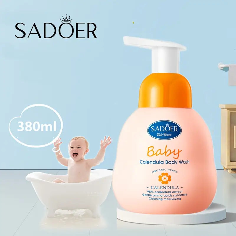 SADOER Baby Calendula Amino Acid Mild Body Wash - 380ml Sadoer