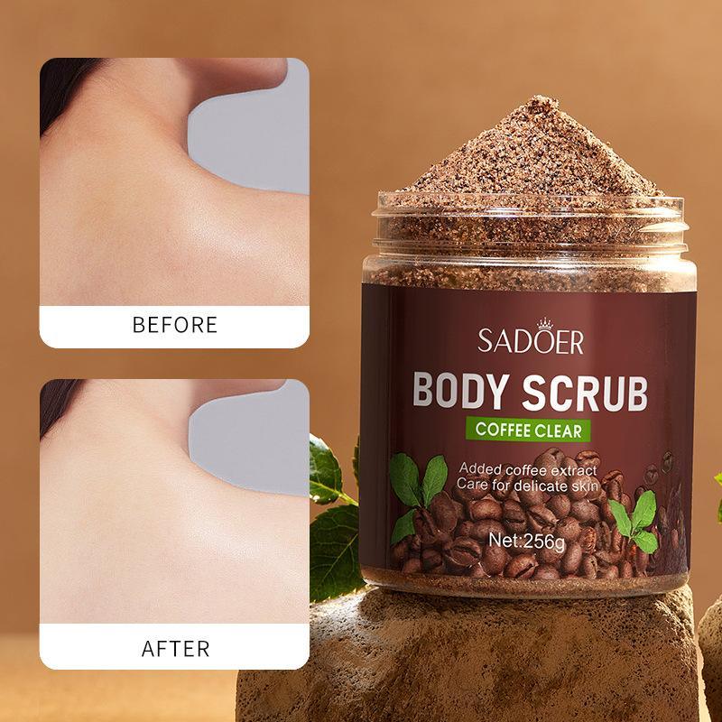 Sadoer Coffee Clear Moisturizing and Softening Body Scrub 256g Sadoer