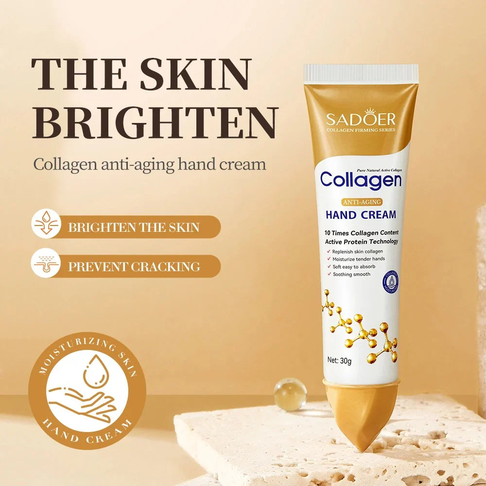 SADOER Collagen Moisturizing Hand Cream - 30g Sadoer