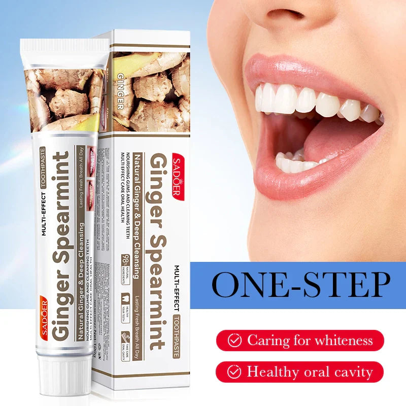SADOER Ginger Spearmint Multi-Effect Toothpaste Oral Care - 100g Sadoer