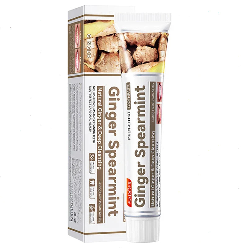 SADOER Ginger Spearmint Multi-Effect Toothpaste Oral Care - 100g Sadoer