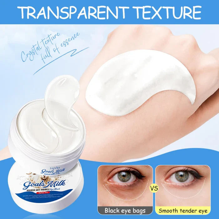 SADOER Goat Milk Moisturizing & Whitening Natural Goat Milk Extract Eye Mask - 80g Sadoer