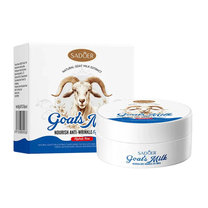 SADOER Goat Milk Moisturizing & Whitening Natural Goat Milk Extract Eye Mask - 80g Sadoer