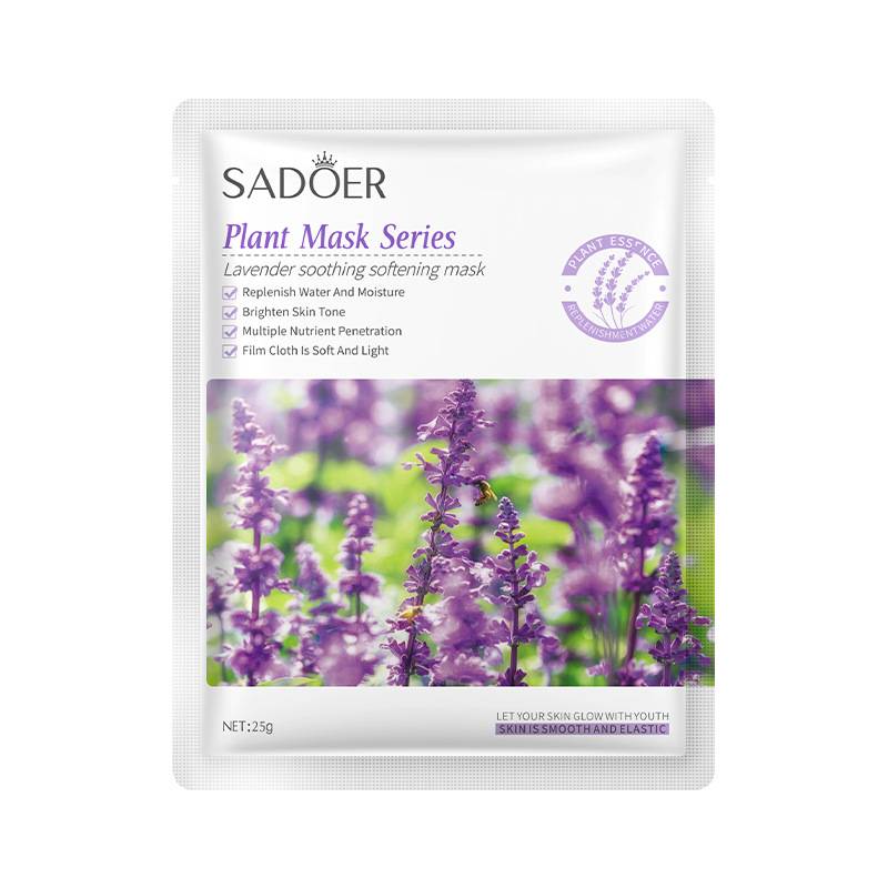 SADOER Lavender Soothing Softening Face Sheet Mask - 25g Sadoer