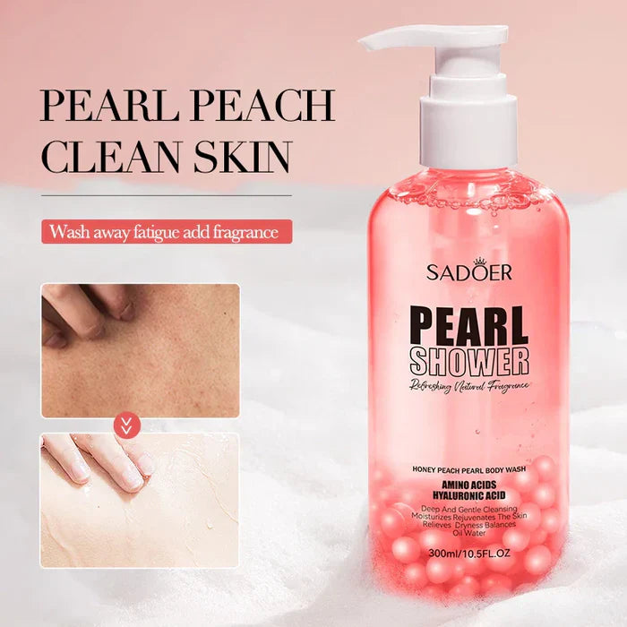 SADOER Honey Peach Pearl Body Wash - 300ml Sadoer