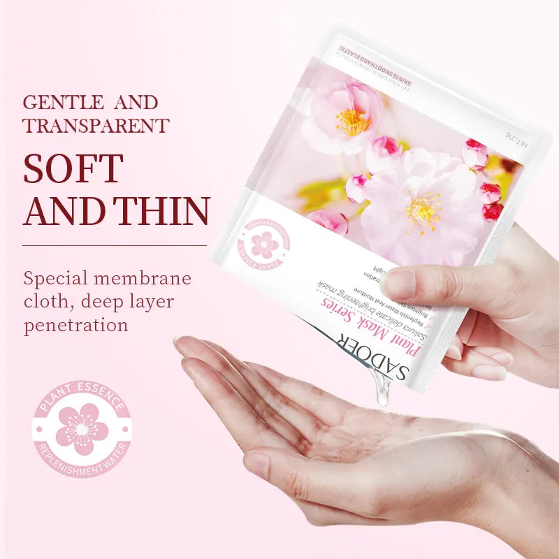 SADOER Sakura Delicate Brightening Face Sheet Mask - 25g Sadoer
