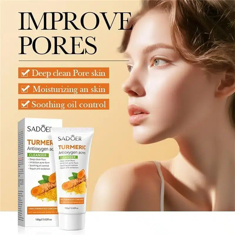 SADOER Turmeric AntiOxygen Acne Facial Cleanser - 100g Sadoer