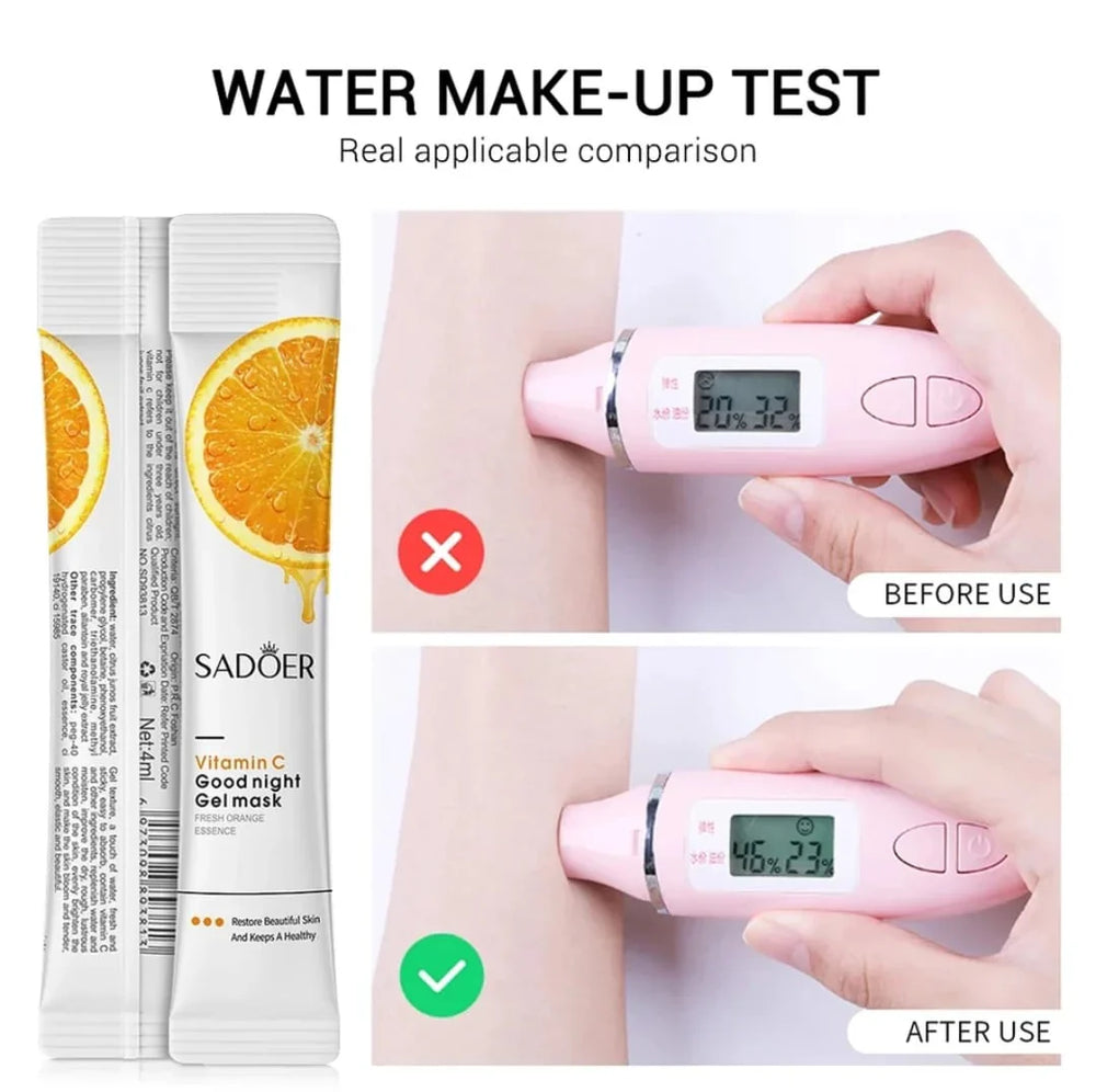 SADOER Vitamin C Good Night Sleeping Gel Mask - 20Pcs Sadoer