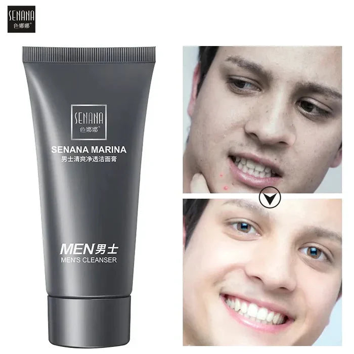 SENANA MARINA Oil Control Facial Cleanser For Men - 60gm Senana Marina