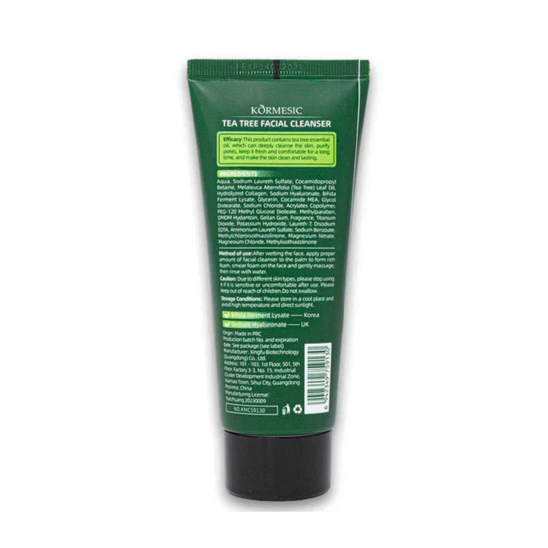 Kormesic Tea Tree Facial Cleanser - 100g Kormesic