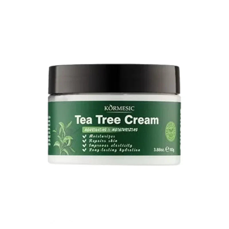 KORMESIC Tea Tree Face Cream - 110g | Hydrating & Oil Control, Lightweight & Nourishing Kormesic