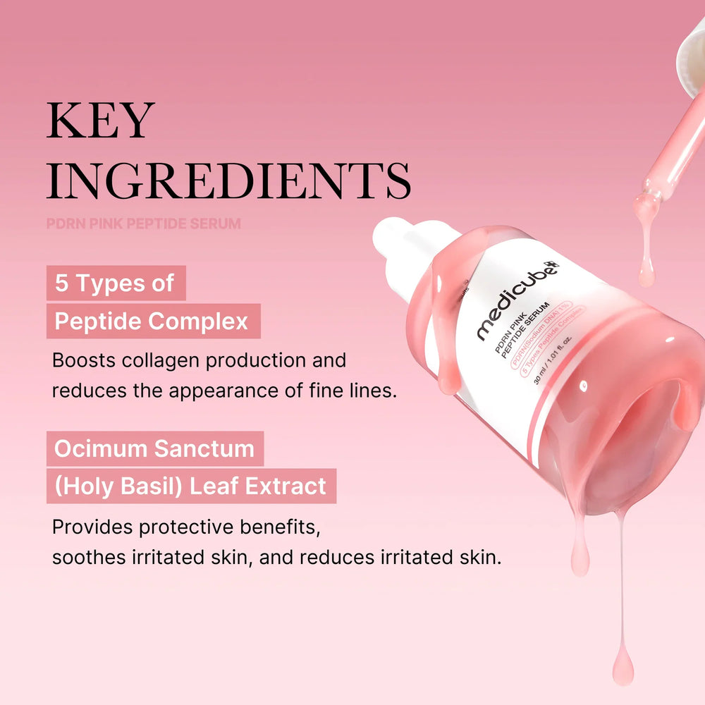 Medicube PDRN Pink Peptide Serum – 30ml Medicube