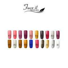 Face it Natural Story Matte & shiny Nail Polish Face It