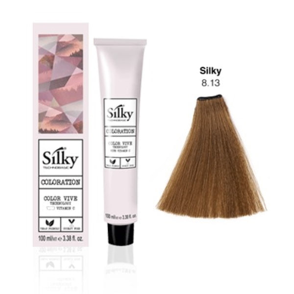 Silky 8.13 Hair Color – 100ml Silky