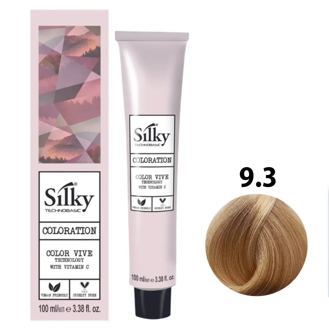 Silky 9.3 Hair Color - 100ml Silky