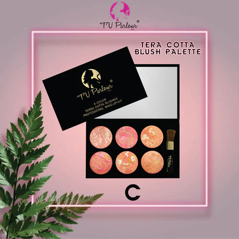 Tv Parlour Sixer Tera-Cotta Blush Palette (6 Colors) Tv Parlour