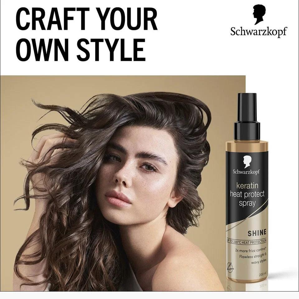 Schwarzkopf Styling Keratin Heat Protection Hair Spray Schwarzkopf
