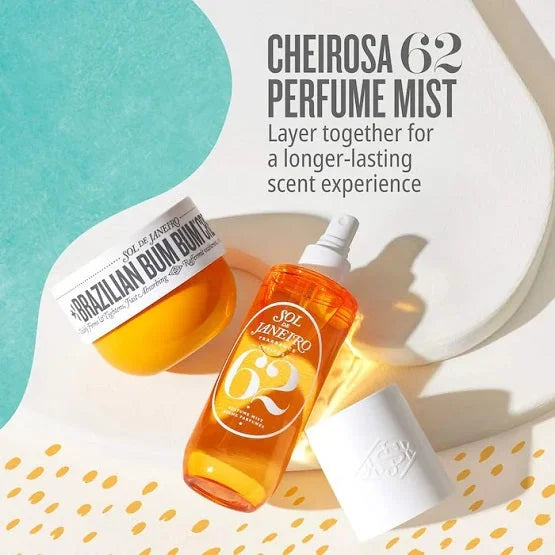 SOL DE JANEIRO - Brazilian Crush Cheirosa 62 Bum Bum Hair & Body Fragrance Mist - 90ML Sol de Janeiro