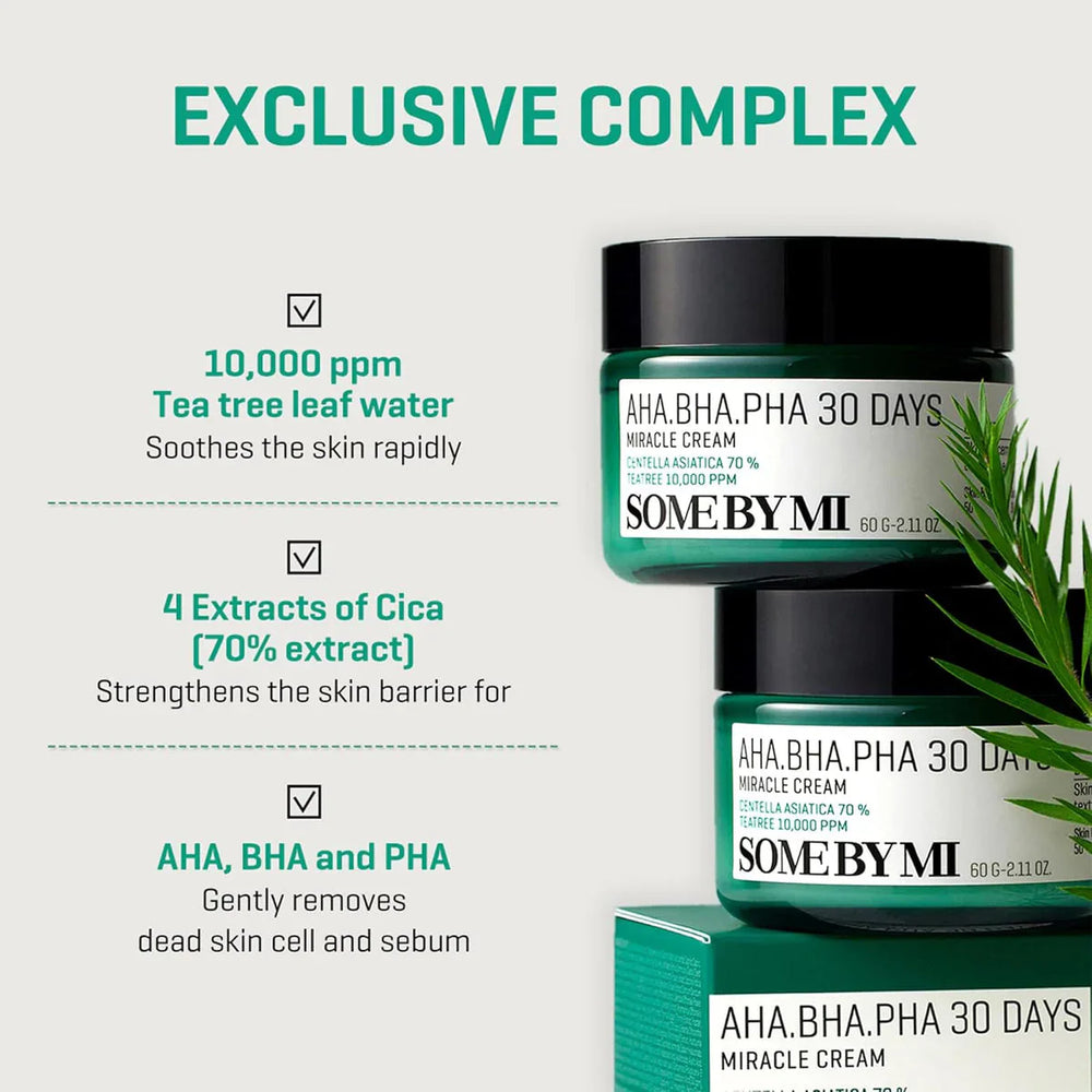 SOMEBYMI - AHA,BHA,PHA 30 Days Miracle Cream - 60g Some By Mi