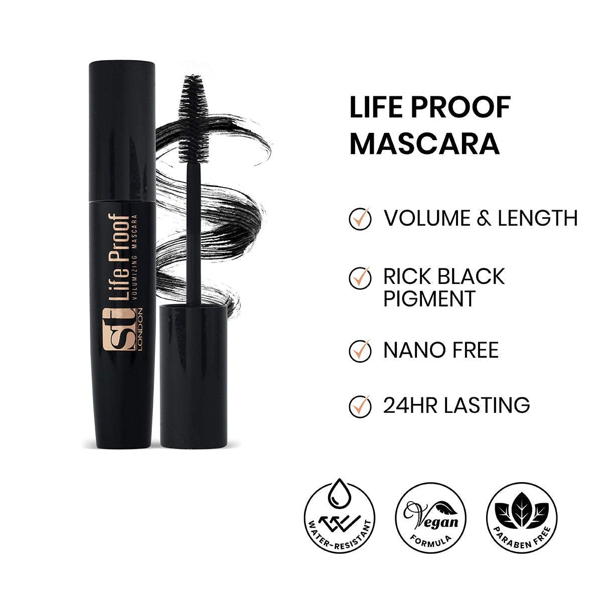 ST London - Life Proof Volumizing Mascara ST LONDON