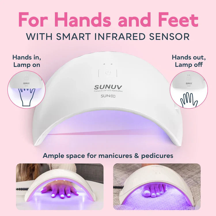 Original SUNUV SUN9c Plus 36W UV LED Nail lamp 18 LEDs SUNUV