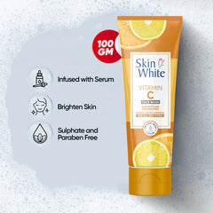 Skin White Vitamin C Face wash (Sulphate & Paraben Free) Skin White