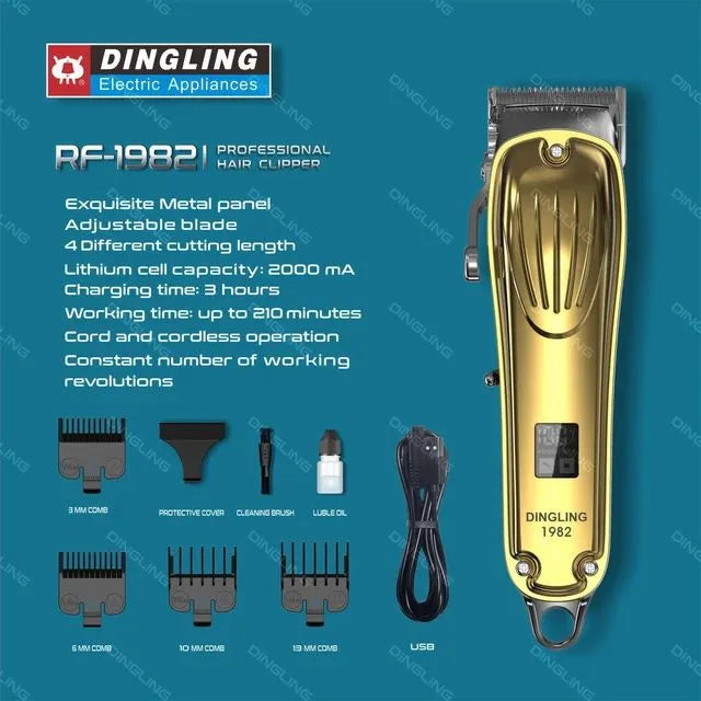 Dingling Professional Hair Clipper RF-1982 Dingling