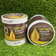 Sabalon Argan Oil & Collagen Hair Mask 500gm Sabalon