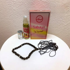 Sabaya Attar With Tasbeeh Alcohol-Free Fragrance - 6ml Cosmia