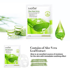 SADOER Aloe Vera Soft Moisturizing Face Sheet Mask - 25g Sadoer