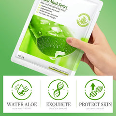 SADOER Aloe Vera Soft Moisturizing Face Sheet Mask - 25g Sadoer