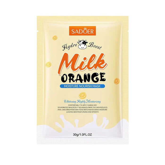 Sadoer Orange Milk Hydrating and Moisturising Sheet Mask Sadoer