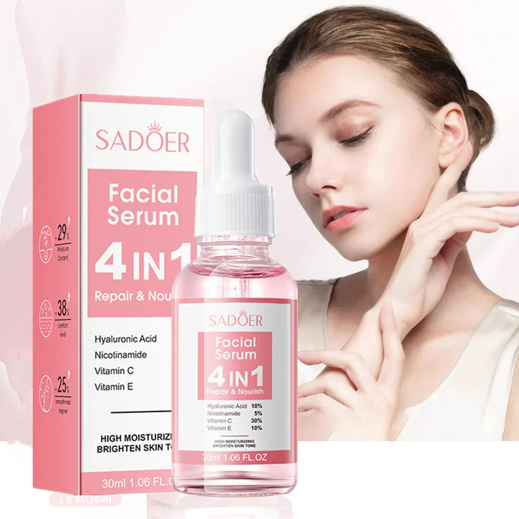 Sadoer 4 in 1 Repair and Nourish Facial Serum - 30ml Sadoer