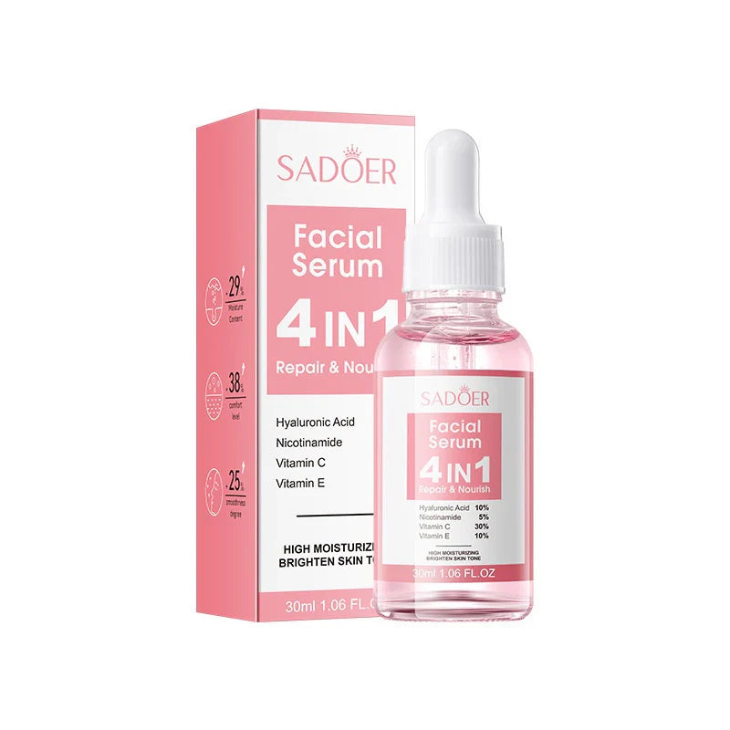 Sadoer 4 in 1 Repair and Nourish Facial Serum - 30ml Sadoer