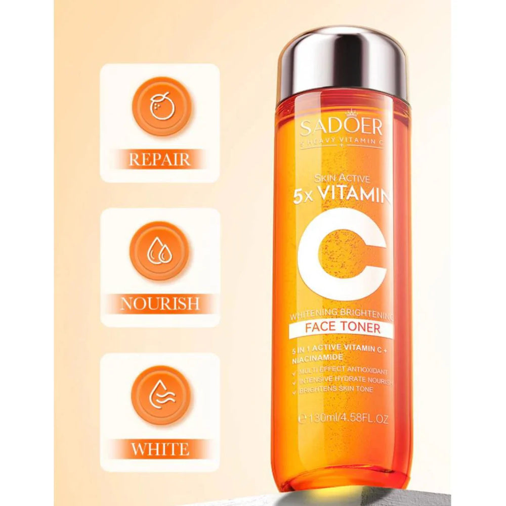 Sadoer 5x Vitamin C Face Toner - 130ml Sadoer