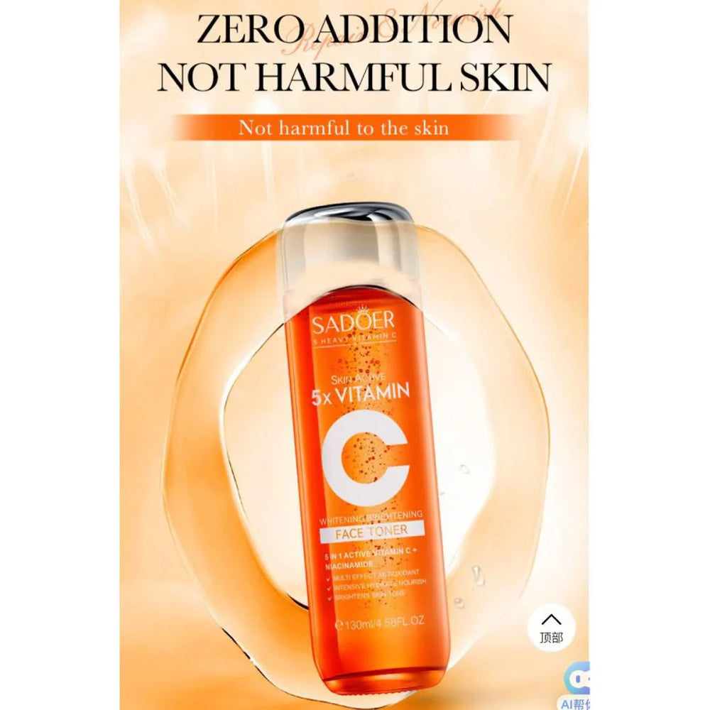 Sadoer 5x Vitamin C Face Toner - 130ml Sadoer
