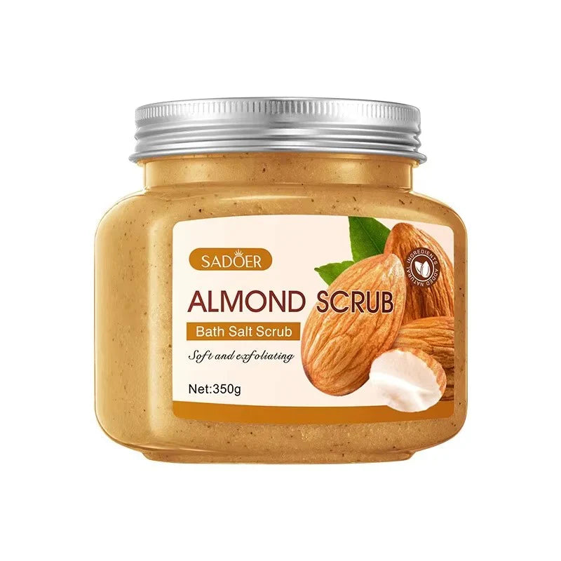 Sadoer Almond Scrub Soft And Exfoliating Bath Salt Scrub - 350g Sadoer