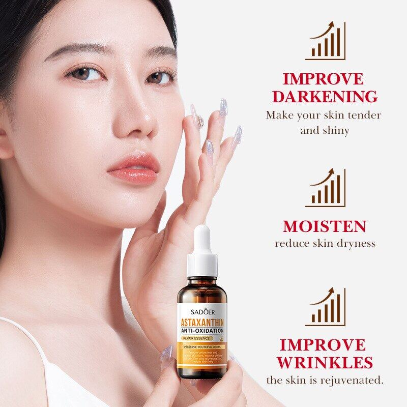 Sadoer Astaxanthin Anti Oxidation Repair Essence Serum - 30ml Sadoer