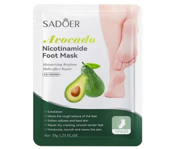 Sadoer Avocado Nicotinamide Moisturizing Foot Mask 35g Sadoer