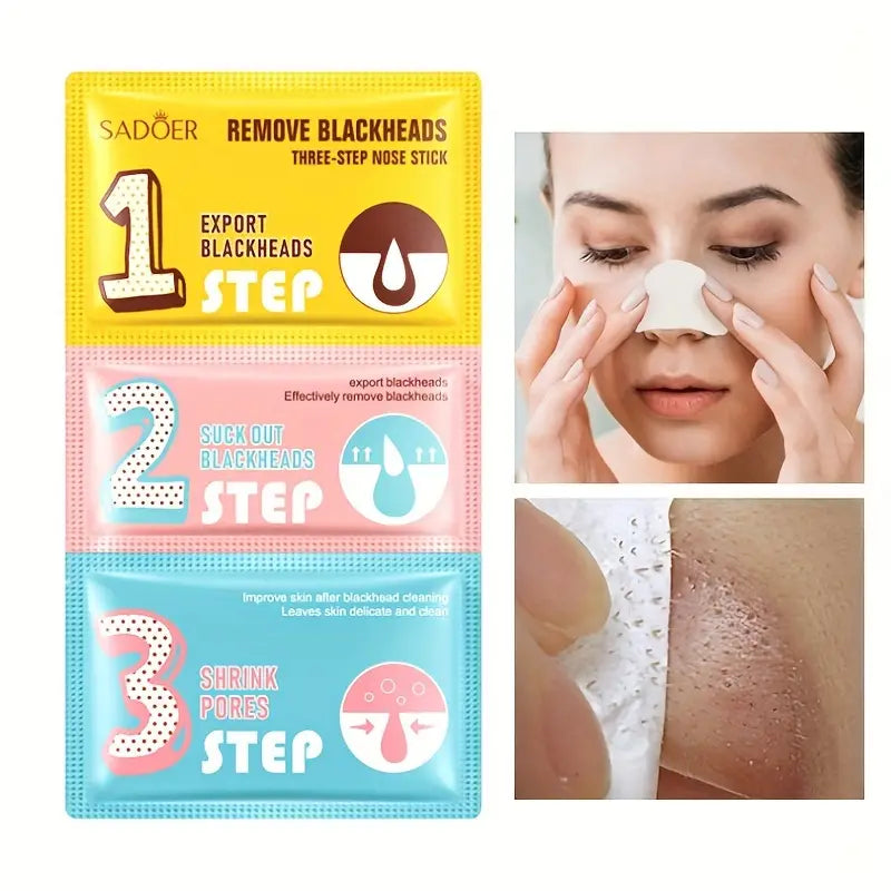 Sadoer Blackheads Remover Three - Step Nose Stick - 7g Sadoer