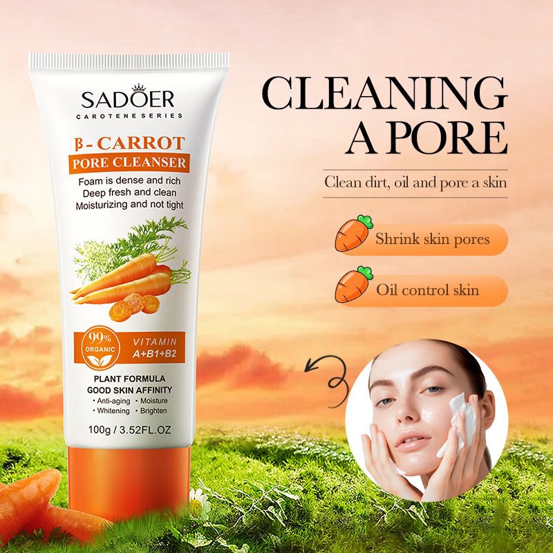 Sadoer Carotene Beta Carrot Pore Cleanser - 100g Sadoer