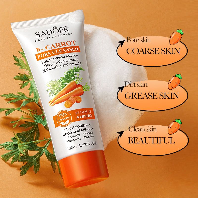Sadoer Carotene Beta Carrot Pore Cleanser - 100g Sadoer
