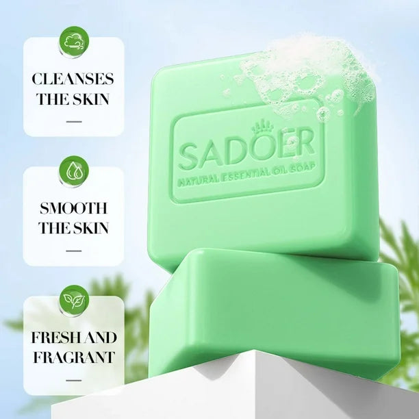 Sadoer Essential Oil Soap Organic Mugwort Conserve Fragrant Soap - 100g Sadoer